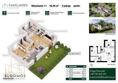 Apartamenty Gruntowa - mieszkanie z ogródkiem.