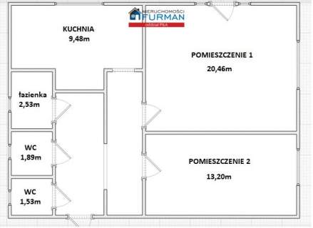 Nieruchomość komercyjna do wynajęcia, 60 m2, Piła