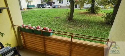 Duża kawalerka do zamieszkania -parter- balkon- os.Czarnów