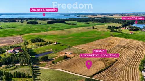 Piękna działka 1,03 ha w Kleszczewie Mazury