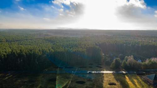 Duża Działka Budowlana Z Prywatnym Lasem, Koty