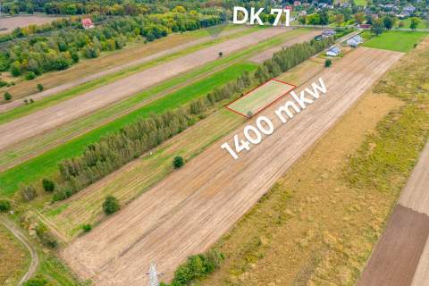 Spokojna działka 1400 m Skotniki Media WZ