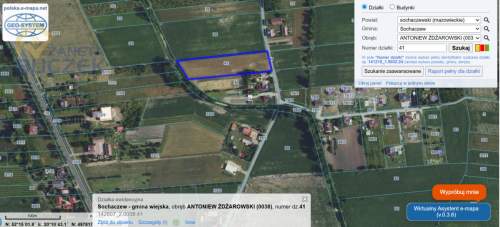 Sprzedam działkę w Antoniewie Żdżarowym
