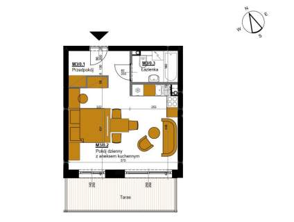 Apartament 34,20 m2