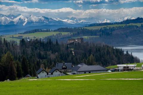 UNIKATOWA DZIAŁKA Z WIDOKIEM na TATRY oraz JEZIORO