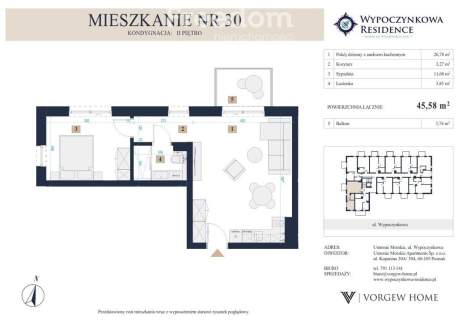 Apartament z tarasem, 400m od Morza, M45