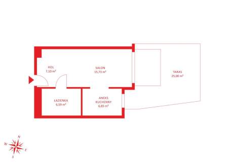 Mieszkanie na sprzedaż, 36,27 m2, Gdańsk