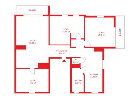 Wyjątkowy apartament 112 m2 po podłodze ze skosami