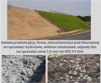 Firma hala działka odpady produkcja okolice Warszawy