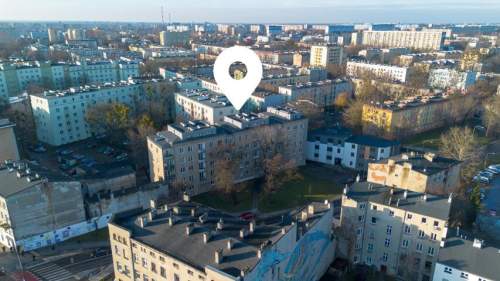 Duża kawalerka na Bałutach w otoczeniu parków