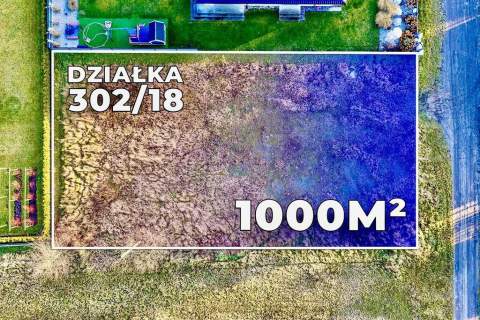 Na sprzedaż działka pow. 1.000 m
