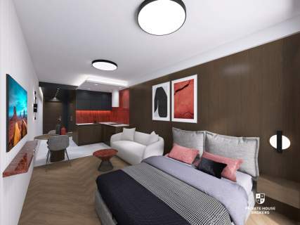 Studio 27,6m2 w nowym budynku Ap. Kościuszki 22