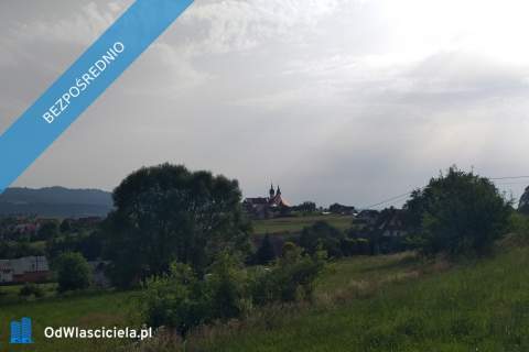 Działka budowlana z panoramicznym widokiem na okolicę i Tatry.