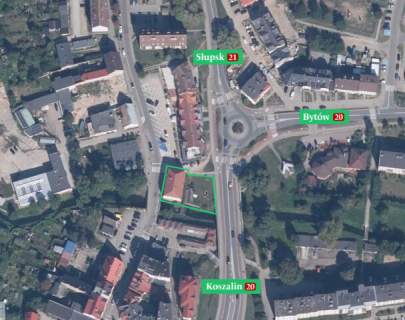 obiekt usługowo handlowy w centrum Miastka
