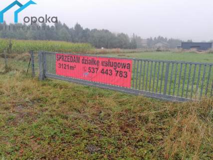 Działka usługowa 3121 m2 Leszna Górna