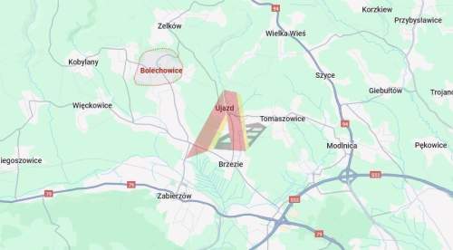 Działka z pozwoleniem na budowę w centrum Bolechowic