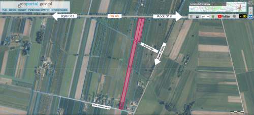 Ziemia inwestycyjna rolno/budowlana 2,02 ha przy trasie K48