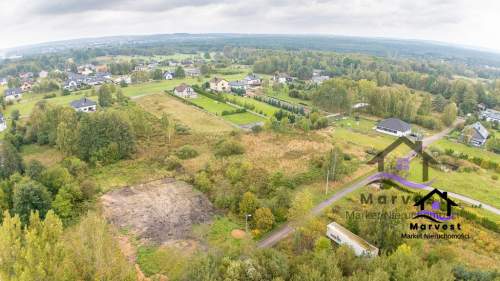 Myszków Działka budowlana wśród domów