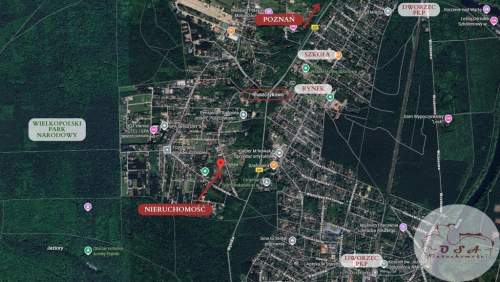 1000 m Puszczykowo Stare MPZP Pod lasem 