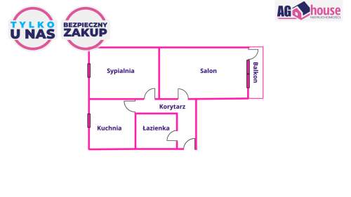 Atrakcyjne mieszkanie z balkonem blisko centrum
