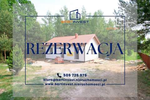 Nowoczesny dom całoroczny w stanie surowym