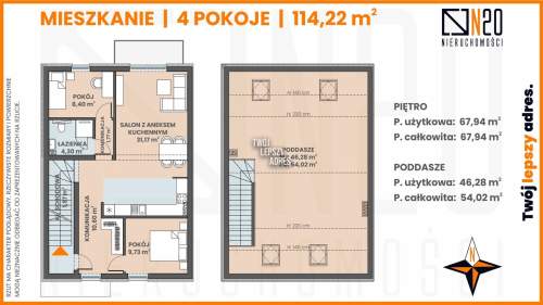 Nowe 3pok poddasze miejsce postojowe