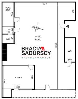 nowy lokal biurowo usługowy 110 m2 Sakwina