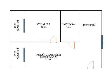 Dwa widokowe balkony plus miejsce parkingowe