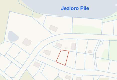 Działka w Bornem Sulinowie nad jeziorem Pile