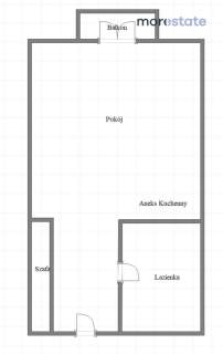 Studio na Zabłociu z balkonem