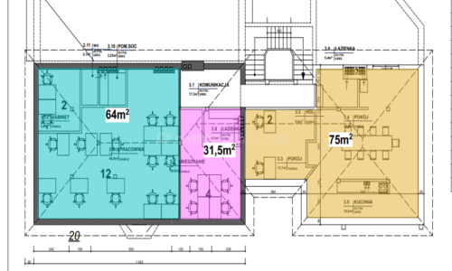 LOKAL BIUROWO MIESZKALNY POZNAŃ GRUNWALD 75M2