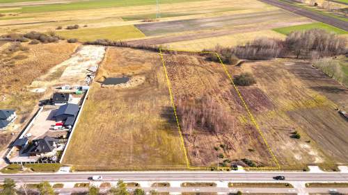Działka 9400m usługi składowanie Czarna Rżyska Wołomin S8