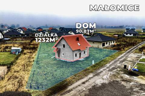 Dom wolnostojący w stanie deweloperskim