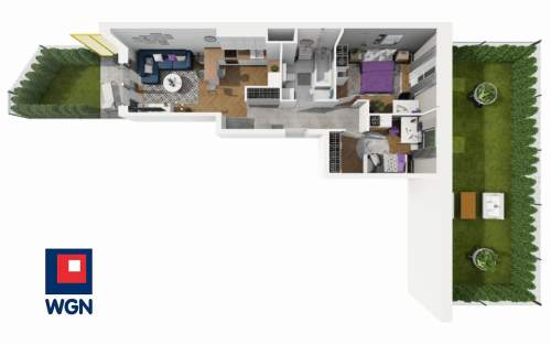 Mieszkanie na sprzedaż, 52,47 m2, Lublin
