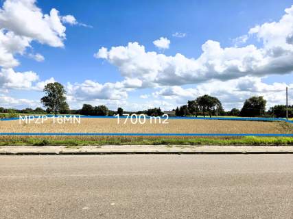Działka budowlana 1700m2 MPZP Kownaty-Borowe