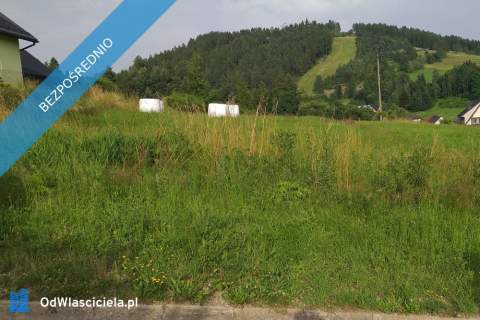 Działka budowlana z panoramicznym widokiem na okolicę i Tatry.