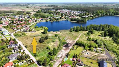 Szczecinek - duża działka budowlana nad jeziorem 