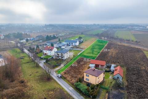Działka budowlana z możliwością podziału