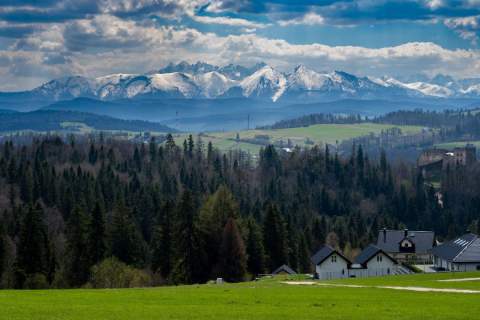 UNIKATOWA DZIAŁKA Z WIDOKIEM na TATRY oraz JEZIORO
