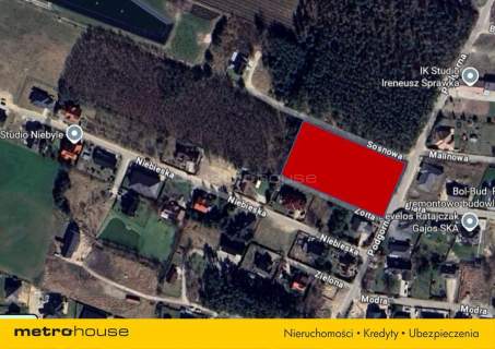 Działka bud-sług o pow. 0,5 ha w Jankowie Gdańskim