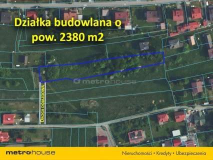 Piękna działka budowlana 2380m2 z widokami na góry