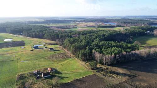 Adamowo trzy działki przy lesie na sprzedaż 