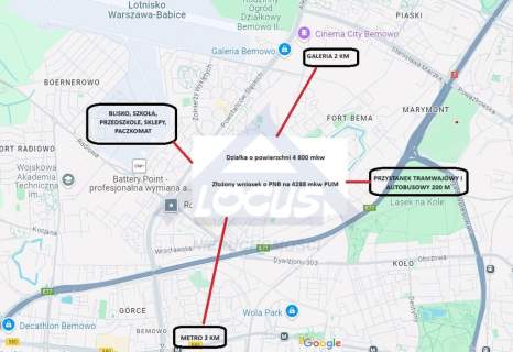 Sprzedam działkę zabudowa wielorodzinna Warszawa