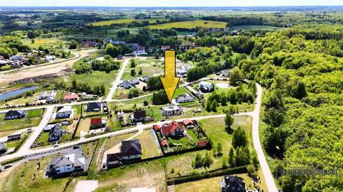 Widokowa działka z budową domu, ulica Tulipanowa.