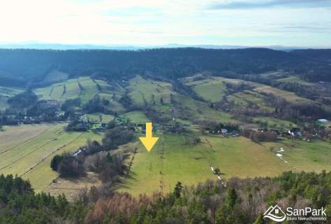 Działka o dużym areale Zadwórze Bieszczady