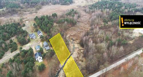 Działka budowlana w otulinie lasu 2328m2 Samsonów