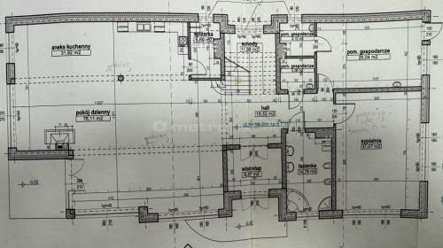 PABIANICE-dom 380 m2,stan surowy, działka 1088m2.