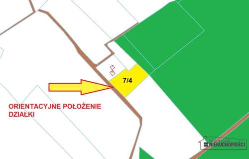 Żeleźno - duża działka pod lasem - sprzedaż na ra