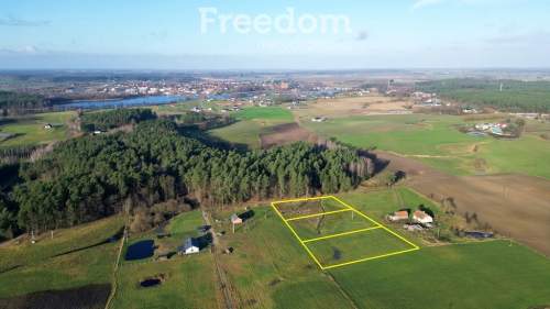 Adamowo trzy działki przy lesie na sprzedaż 