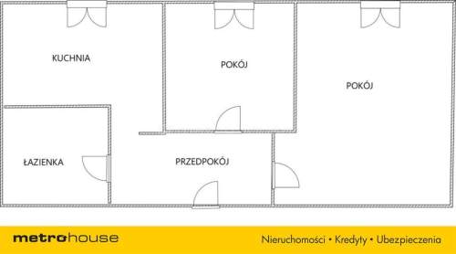 Dwupokojowe mieszkanie na parterze